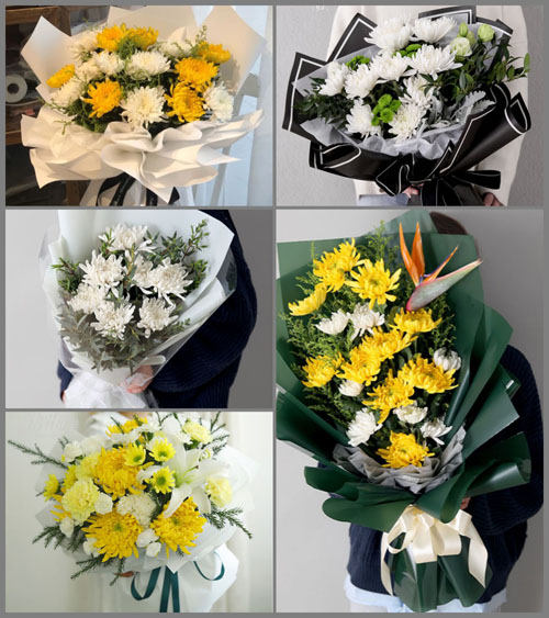 陕西汉中市南郑县圣水镇白事花束代送